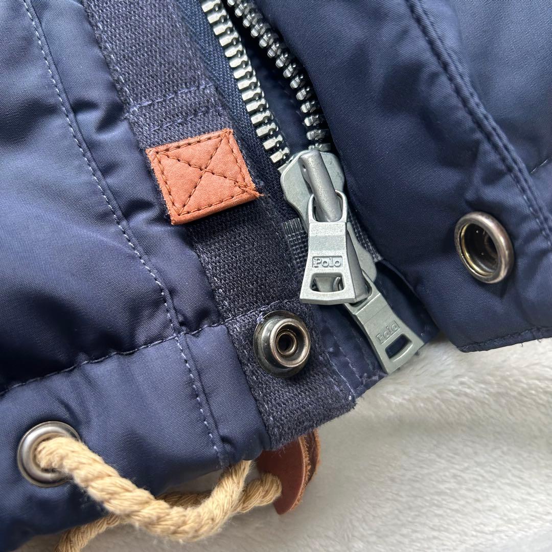 POLORALPHLAUREN ポロラルフローレン　ダウンベスト　ネイビー　XS