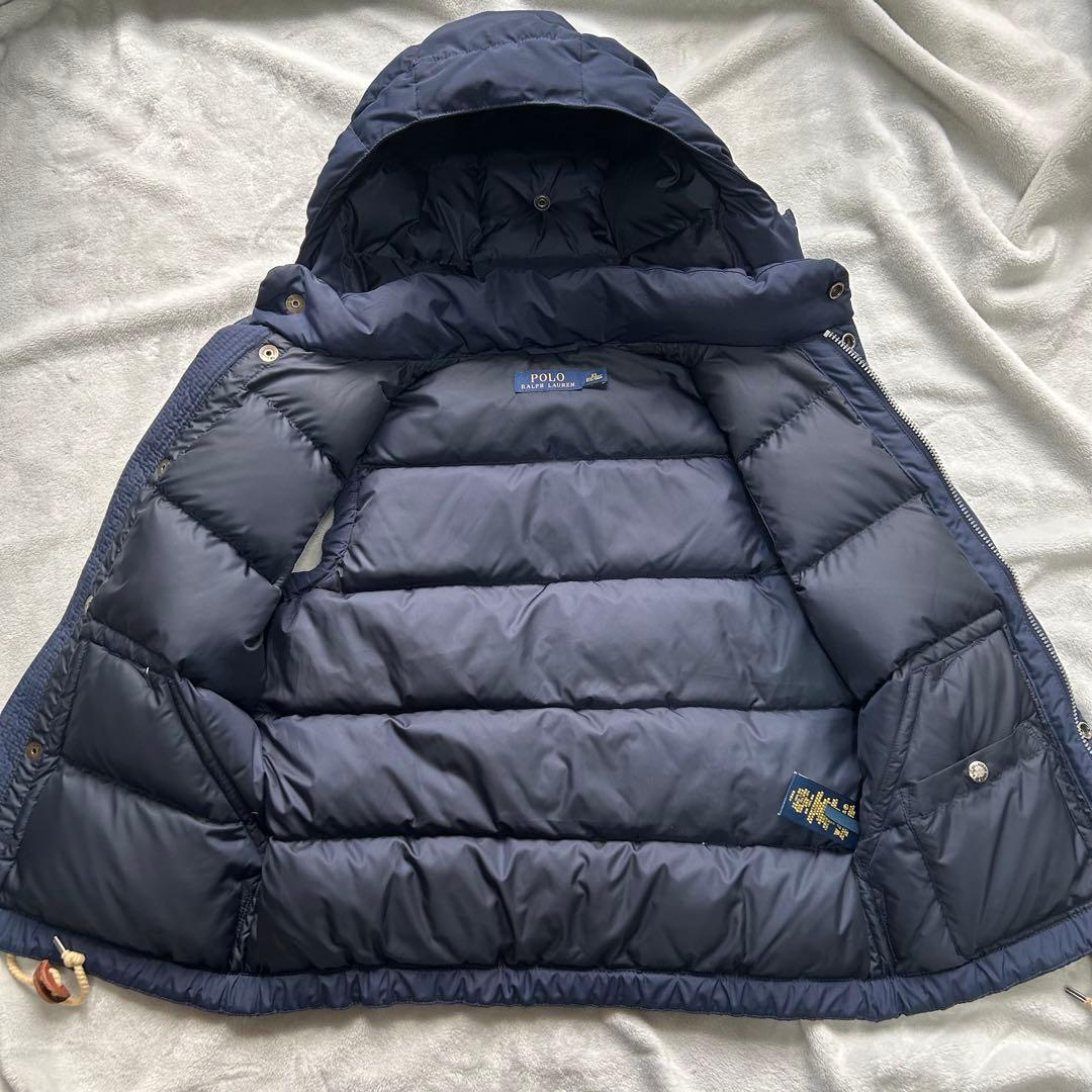 POLORALPHLAUREN ポロラルフローレン　ダウンベスト　ネイビー　XS