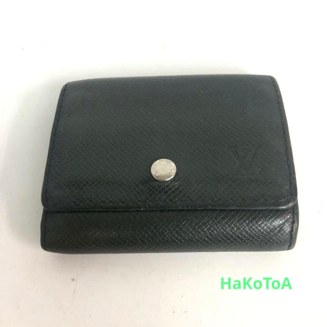LOUISVUITTON ルイヴィトン タイガ ポルトモネ セルゲイ 財布