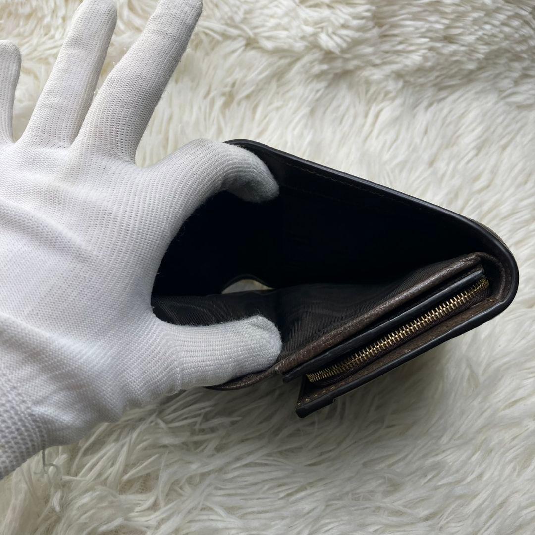 ソル様✨美品✨グッチ オフィディア 二つ折り財布 GGマーモント シェリーライン