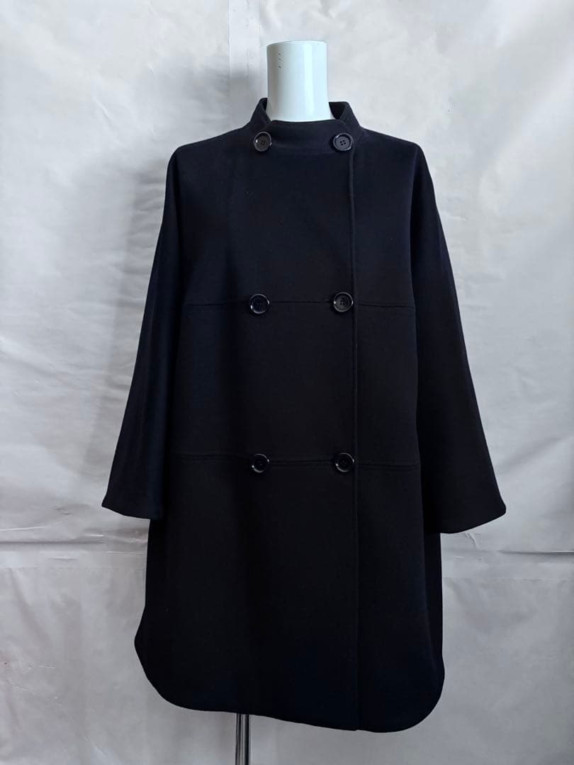 アスペジ　ロロピアーナ　ドルマンスリーブ　ポンチョピーコート Aライン　美品