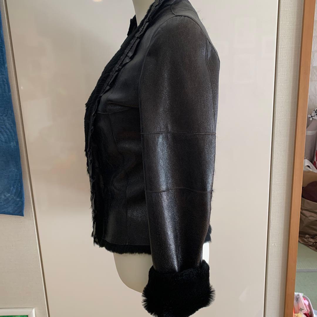 新春SALE、 ARMANIのレザーファージャケット