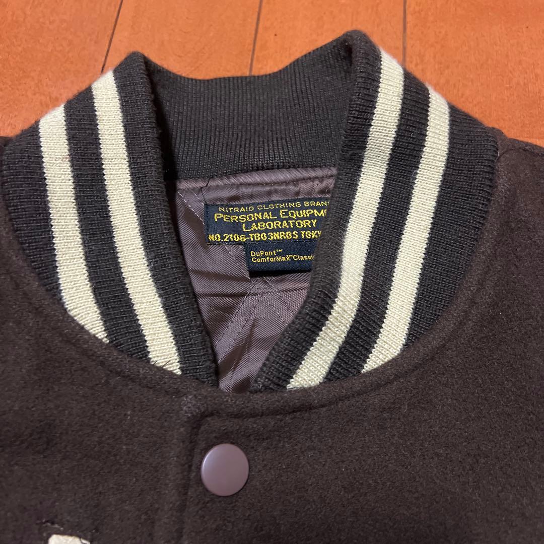 NITRAID ナイトレイド　ウール　レザー　切替　スタジャン