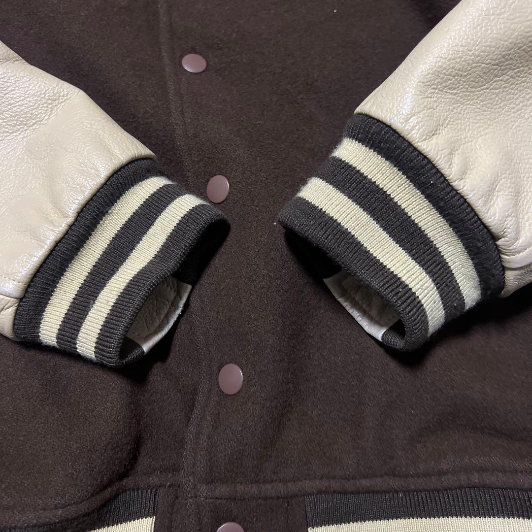 NITRAID ナイトレイド　ウール　レザー　切替　スタジャン