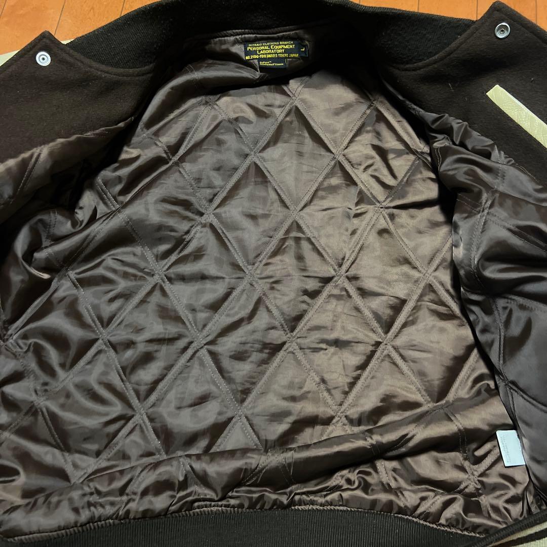 NITRAID ナイトレイド　ウール　レザー　切替　スタジャン