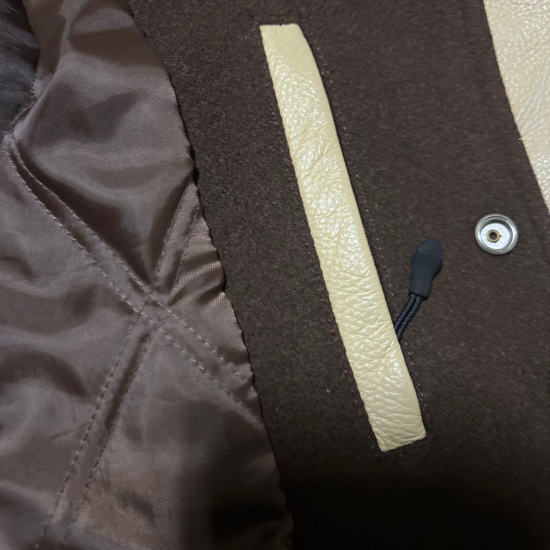 NITRAID ナイトレイド　ウール　レザー　切替　スタジャン