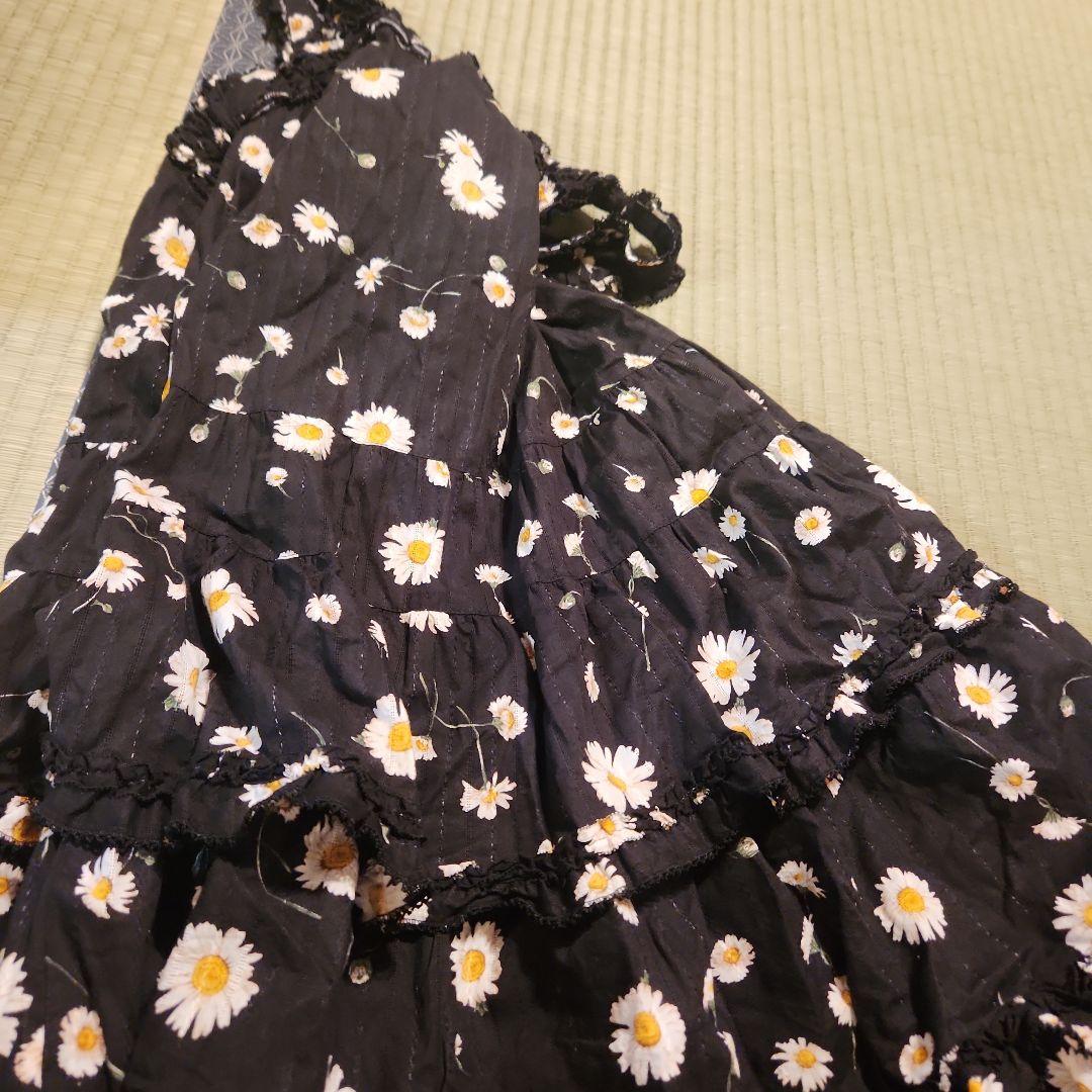 PINK HOUSE フラワープリント フレアスカート