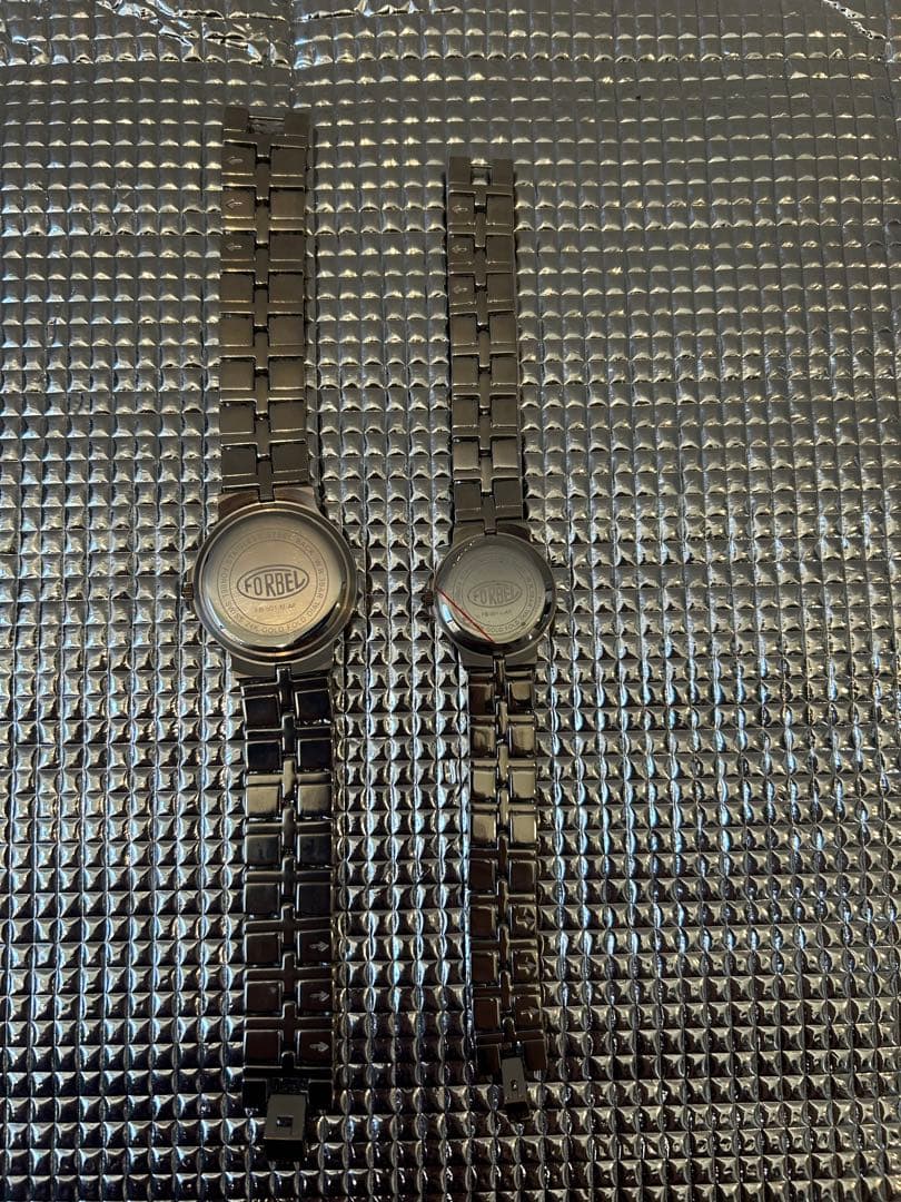 FORBEL 24K GOLD FOLD フォーベル クォーツ腕時計ペア