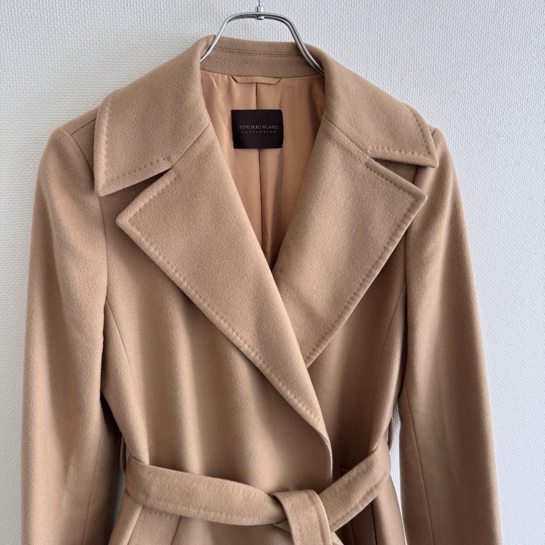 定価30 TOMORROWLAND collection カシミヤ100%コート