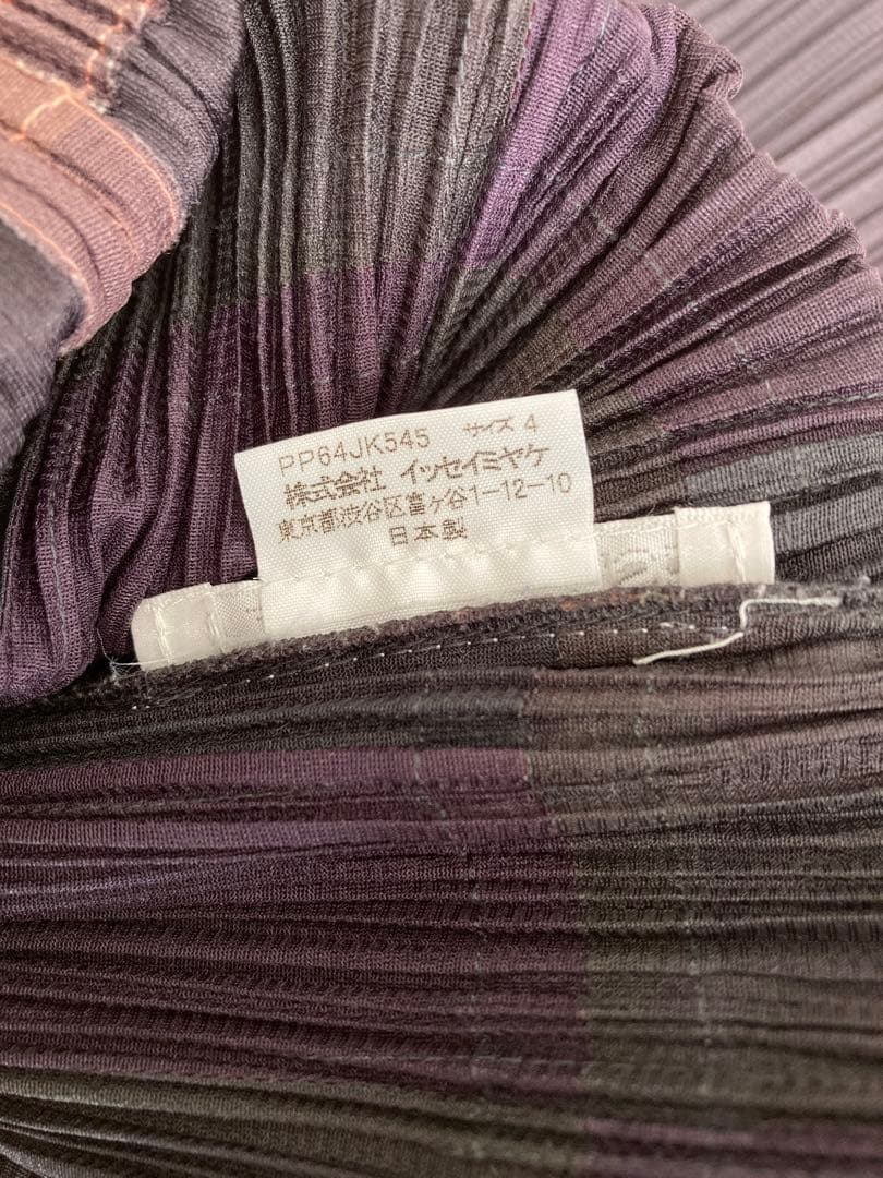 ISSEY MIYAKE PLEATS PLEASE カットソー　ハイネック