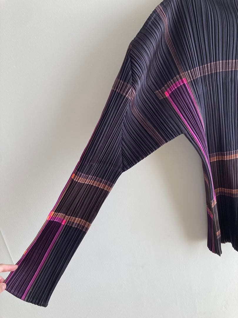 ISSEY MIYAKE PLEATS PLEASE カットソー　ハイネック