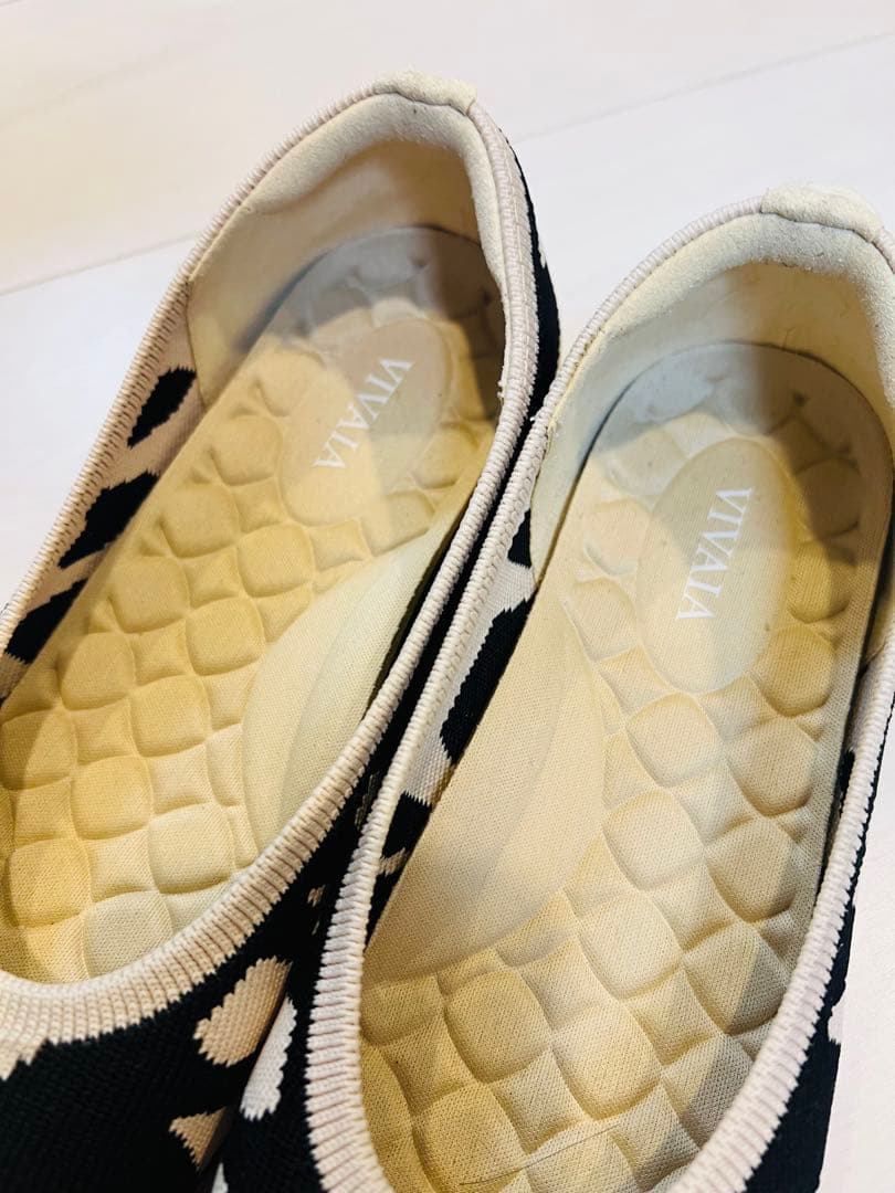 VIVAIAゼブラ柄 フラットシューズ　37サイズ