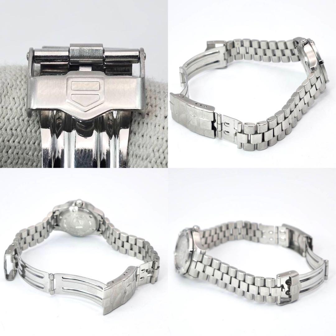 美品✨　タグホイヤー　時計　グレー文字盤　プロフェッショナル　シルバー　クォーツ