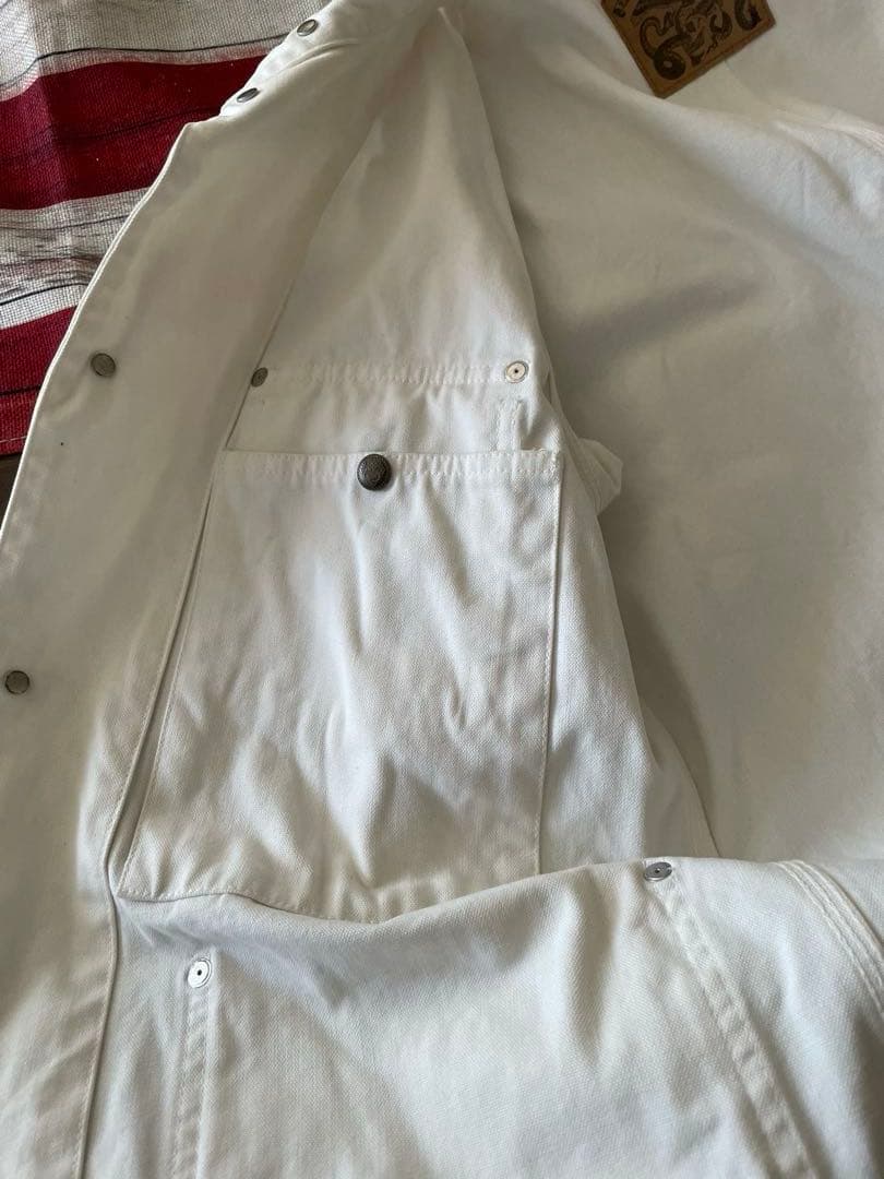 VISE RED TAIL ホワイトカバーオール