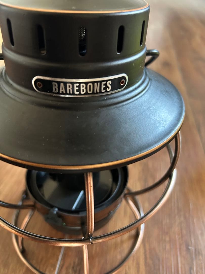 【ホヤ無】BAREBONESレルロードランタン　アンティークブロンズ【ケース付】