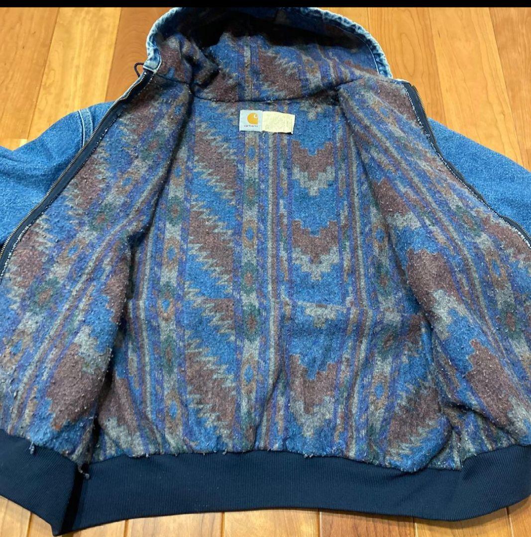 カーハート　Carhartt デニム　アクティブジャケット　ビンテージ