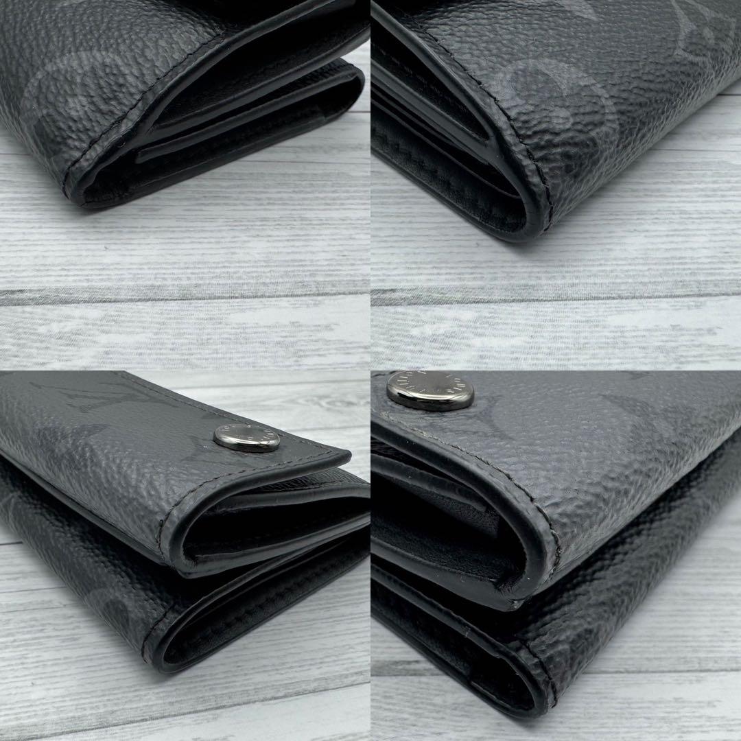 【極級美品】ルイヴィトン エクリプス ディスカバリーコンパクト 三つ折り 黒