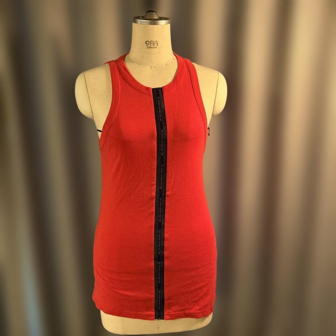 RAF SIMONS ラフシモンズ 44 レッドタンクトップ