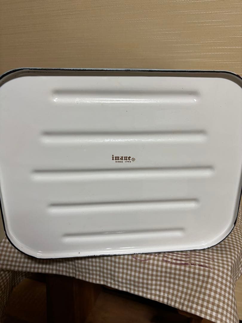 梅ばあちゃん　イマンプリンセスローズブルー　ホーローブレッド缶