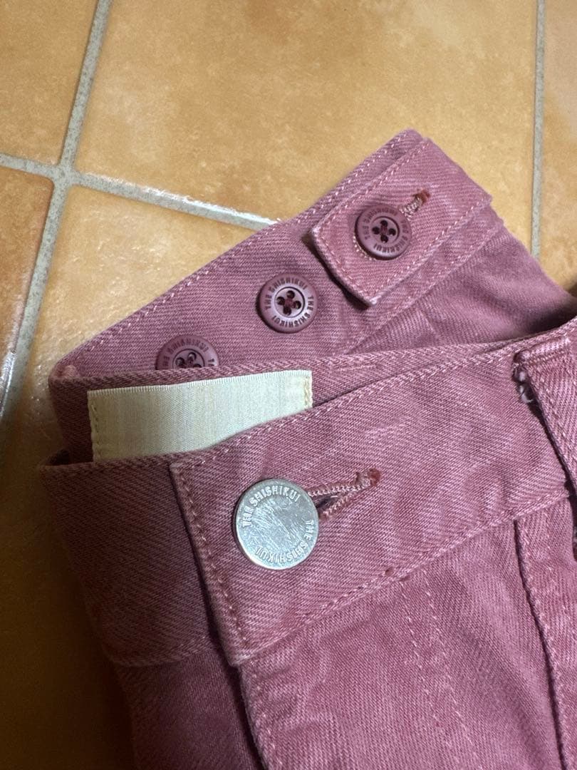 THE SHISHIKUI ペインターパンツ　　ピンク　34 シシクイ　百々千晴