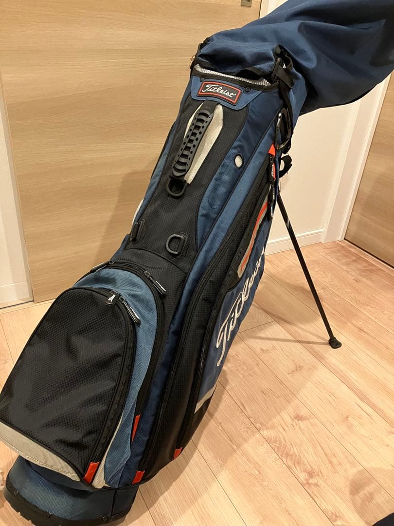 Titleist キャディバッグ スタンド付き 青