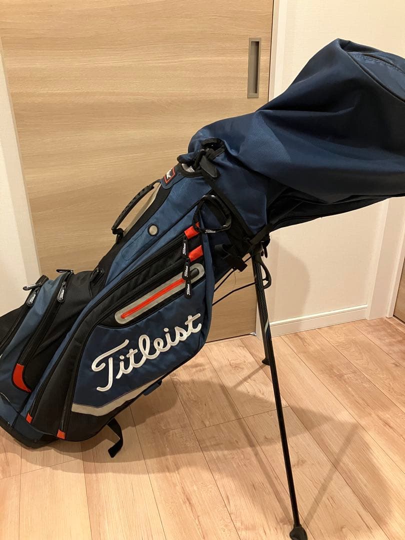 Titleist キャディバッグ スタンド付き 青