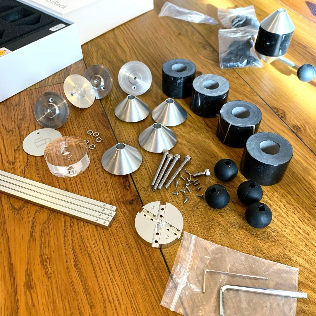 値下 美品 iFi Pro iRACK 2台セット 付属品完備 オーディオラック