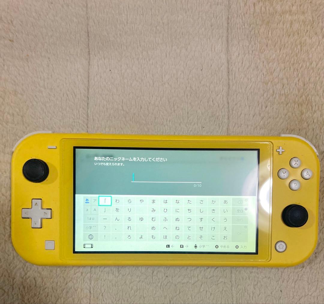 ジャンク品 Nintendo Switch lite イエロー