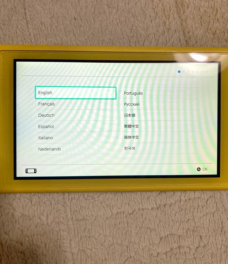 ジャンク品 Nintendo Switch lite イエロー