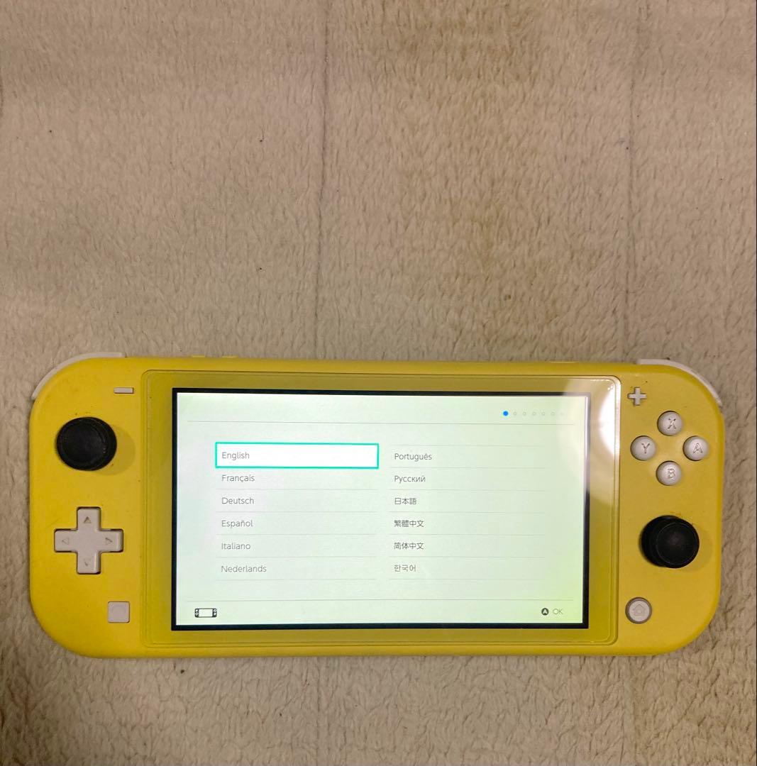 ジャンク品 Nintendo Switch lite イエロー