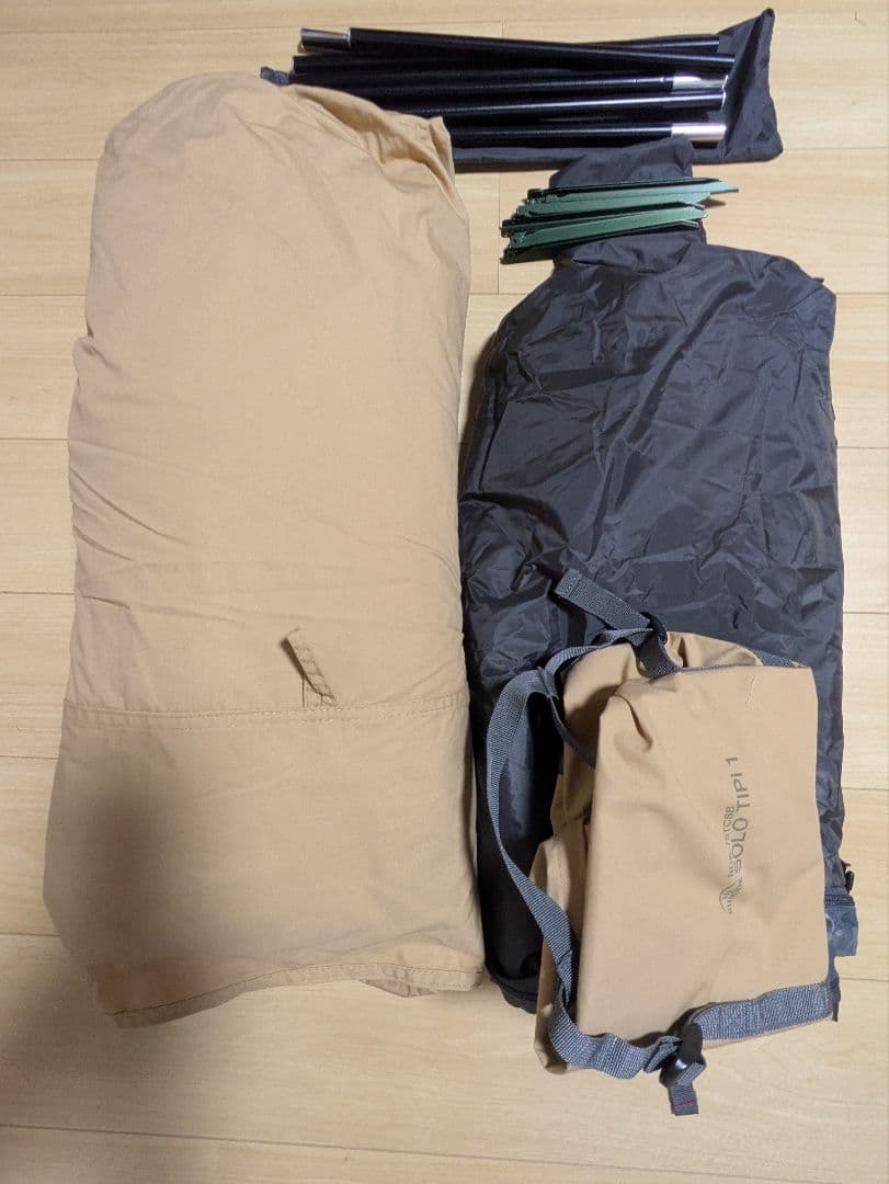 【美品！！】BUNDOK ソロティピー1TC サンドベージュ