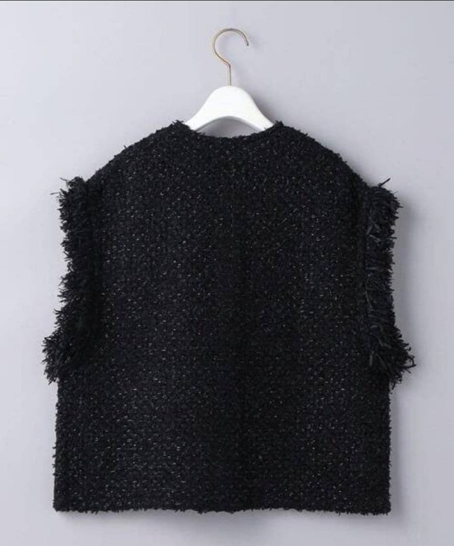 UNITED ARROWSファンシーツイード ニット ベスト