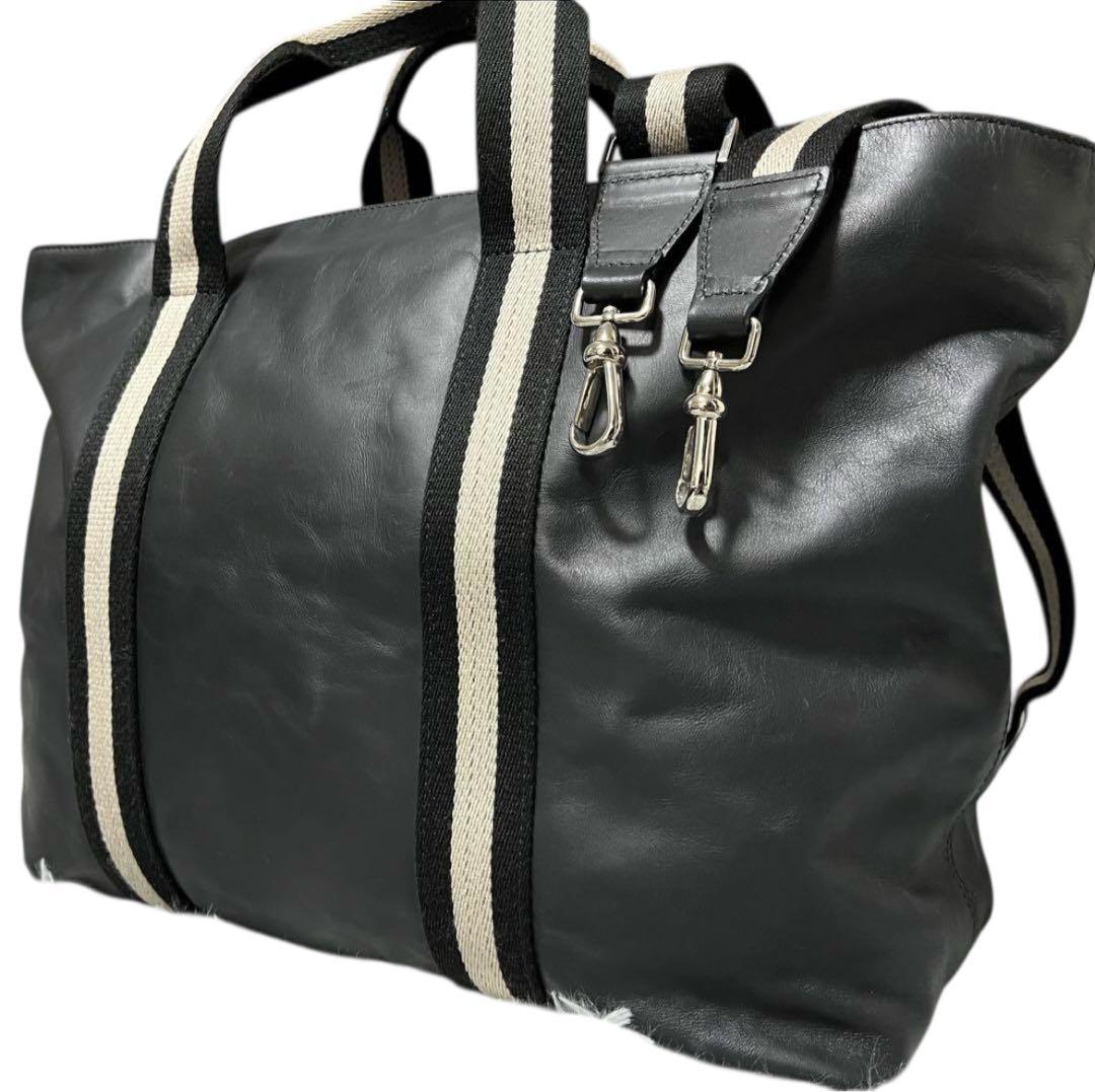 ✨️極美品✨️ BALLY バリー 2way ショルダーバッグ ビックサイズ 黒