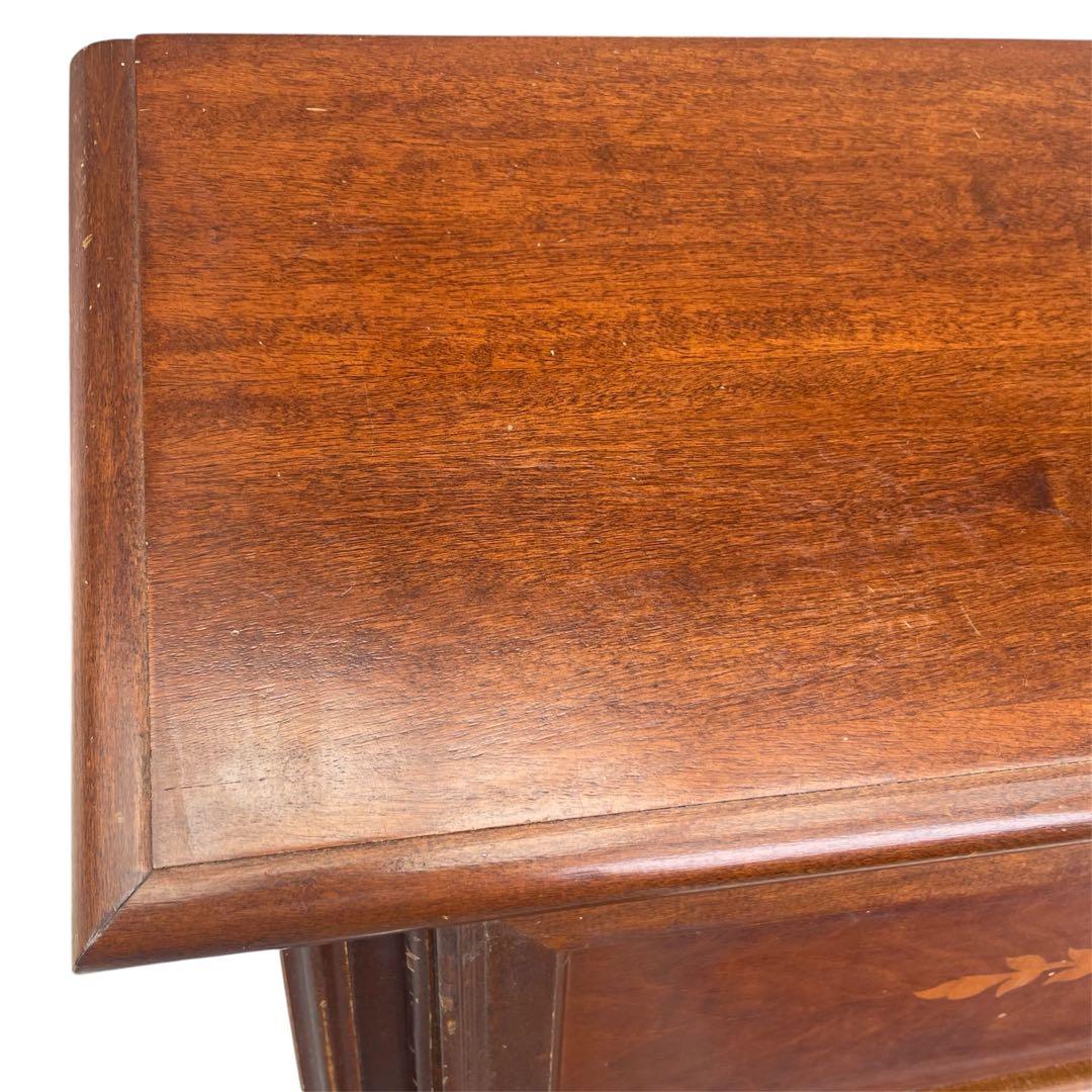 ◯イタリア ライティング ビューロー 机 木製 アンティーク デスク