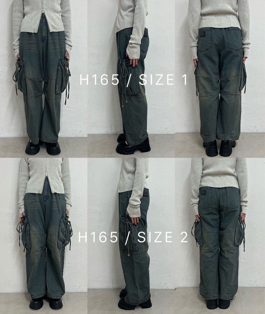 本日限定価格♡Kastane カーゴデニムパンツ