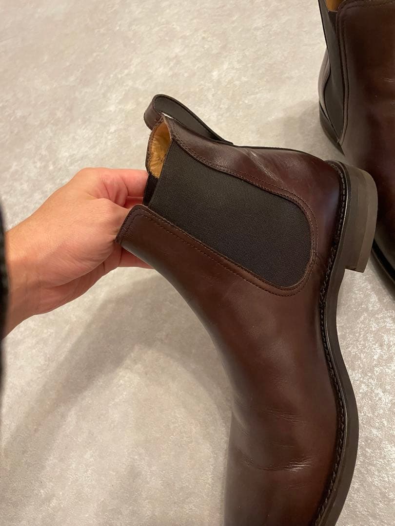 メンズブーツBerwickバーウイック　サイドゴアブーツ　チェルシーブーツ