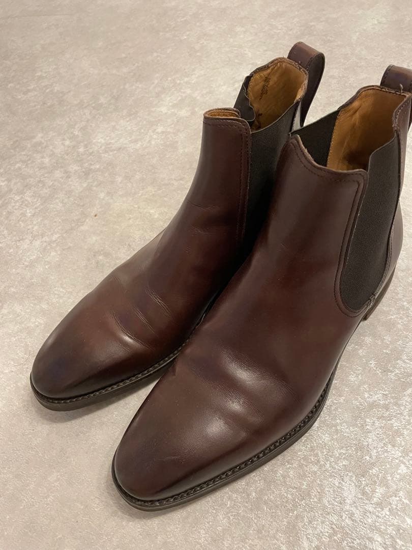 メンズブーツBerwickバーウイック　サイドゴアブーツ　チェルシーブーツ