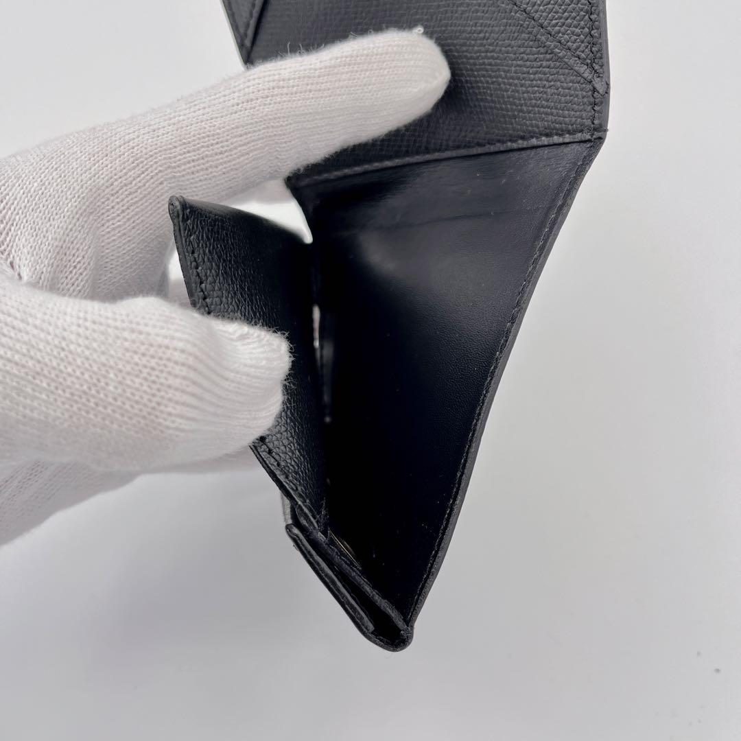 【美品】abrAsus 薄い財布 アブラサス　ブラック　箱付き