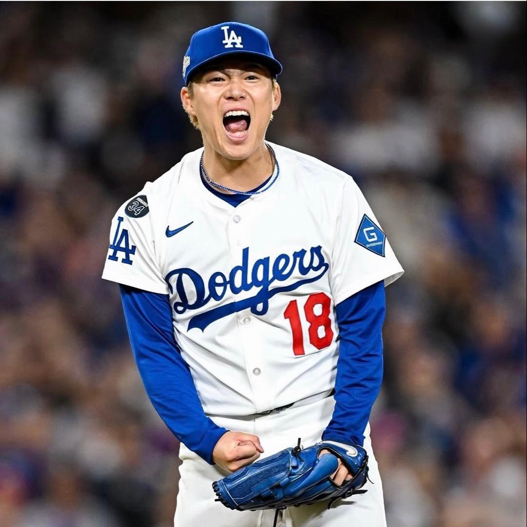 【24WS CHAMPION 】 山本由伸 直筆サイン ユニフォーム ホログラム