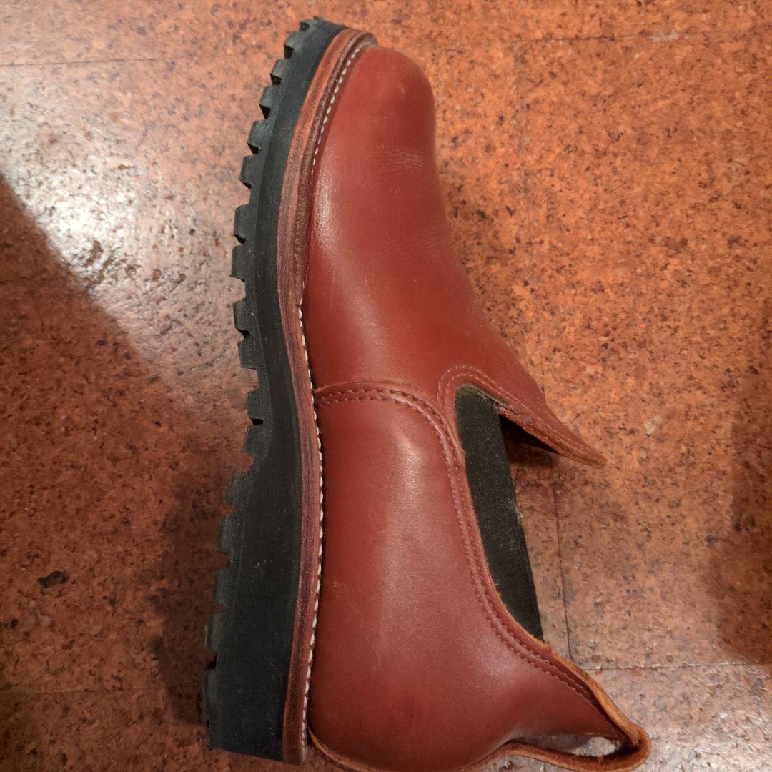 ウェスコ WESCO　ブラウン レザー スリッポンブーツ