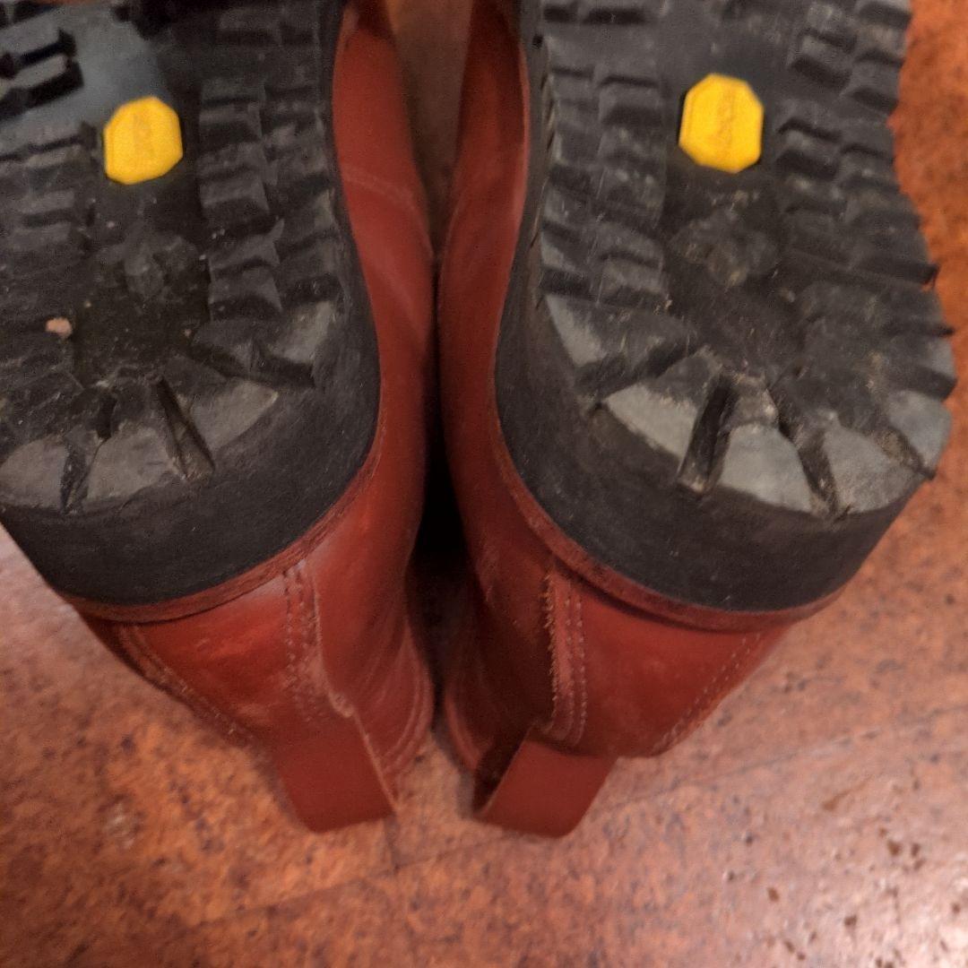 ウェスコ WESCO　ブラウン レザー スリッポンブーツ