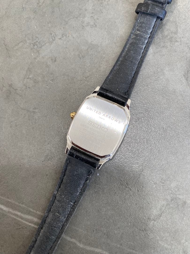 【UNITEDARROWS別注】<SEIKO>スクエア レザー 腕時計