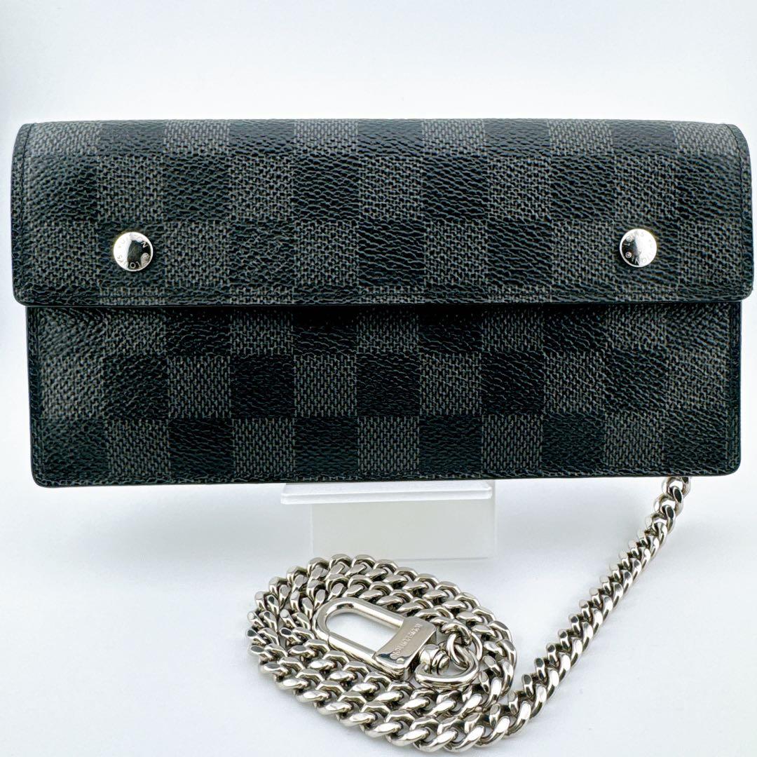 【タッカーズ】ルイヴィトン ダミエグラフィット アコルディオン チェーン