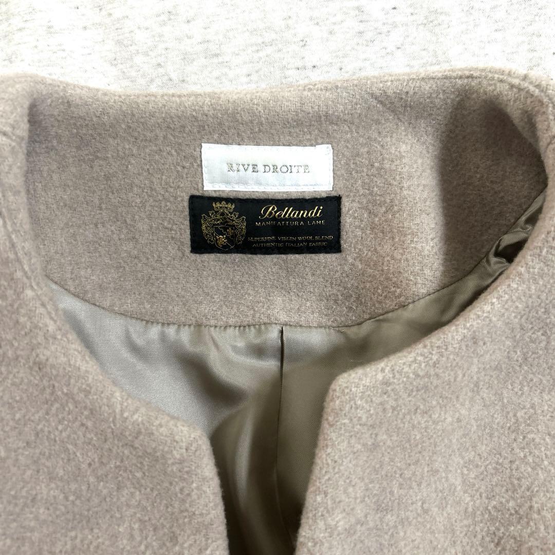 RIVE DROITE スリットネックミドルコート