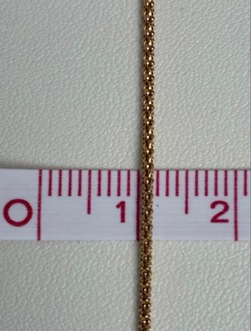 フェスタリア　K18YG チェーン ネックレス