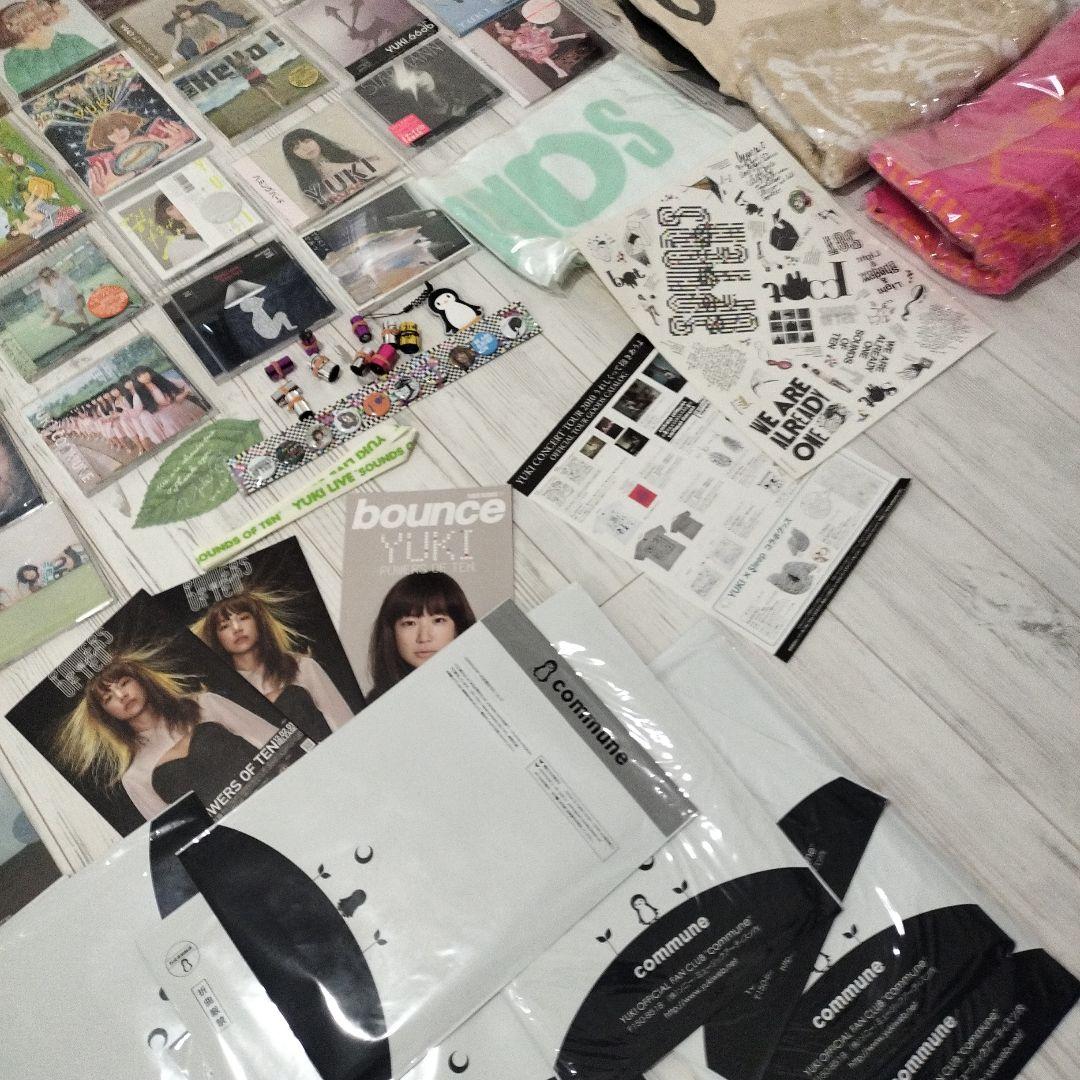 YUKI CD DVD ポスター パンフ ライブグッズ 会報 限定版 引退品