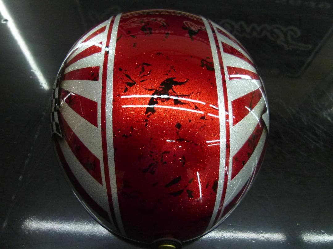 ３つボタン送料込！カスタムコルク半　マーシャル日章　最安値110