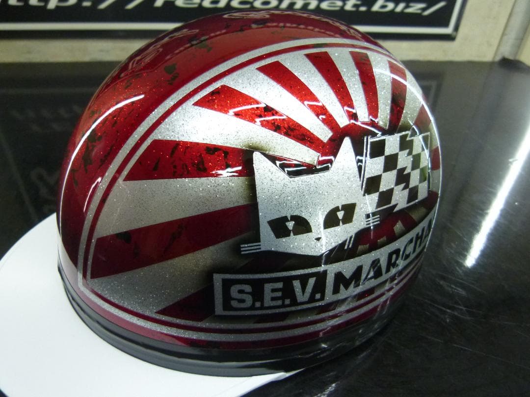 ３つボタン送料込！カスタムコルク半　マーシャル日章　最安値110