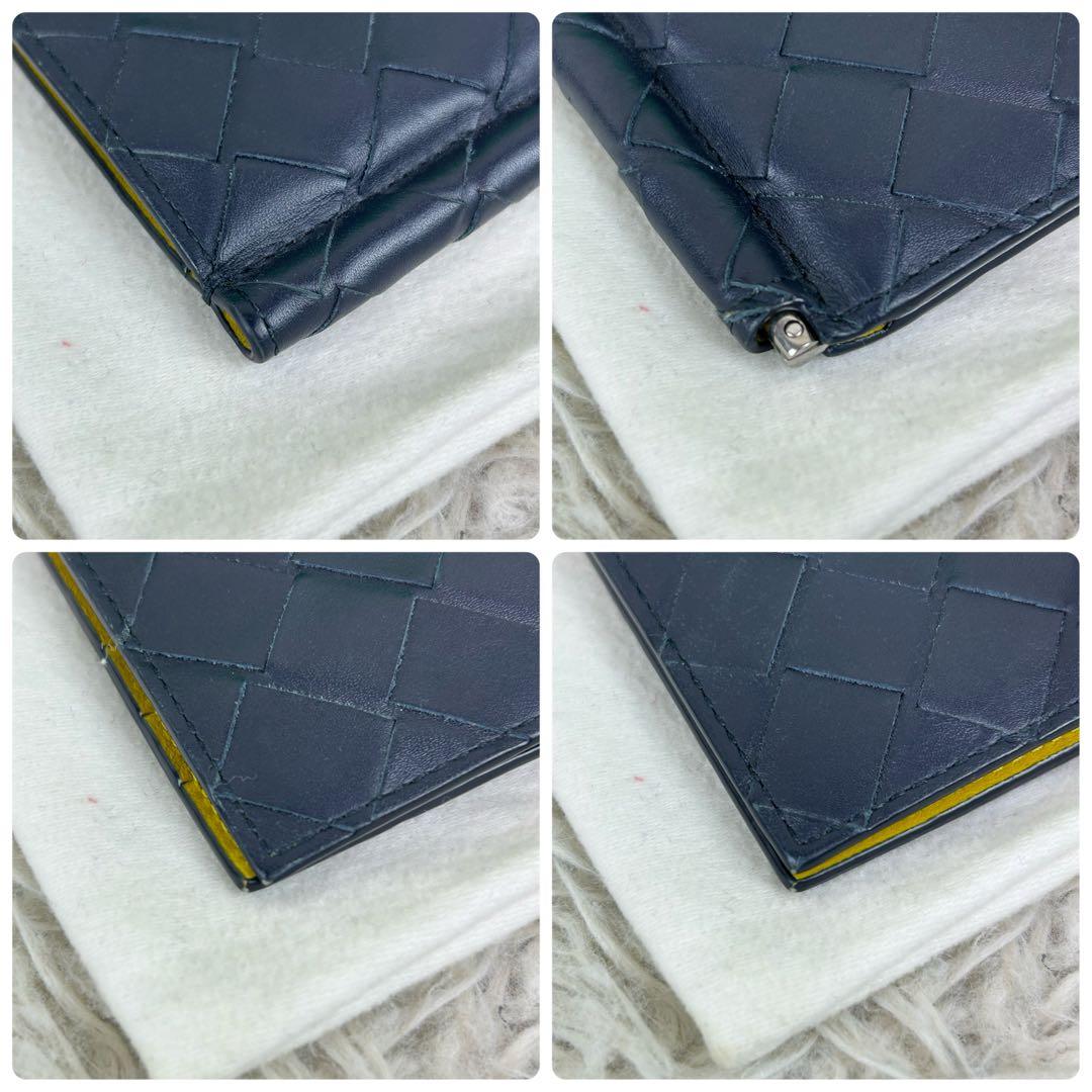 ✨美品 ボッテガヴェネタ マネークリップ マキシイントレチャート バイカラー