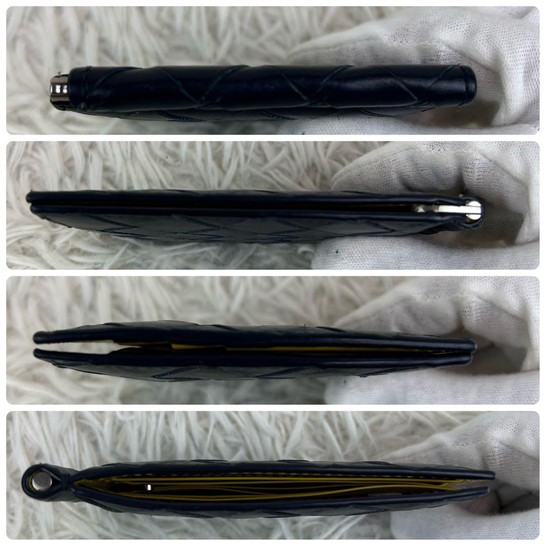 ✨美品 ボッテガヴェネタ マネークリップ マキシイントレチャート バイカラー